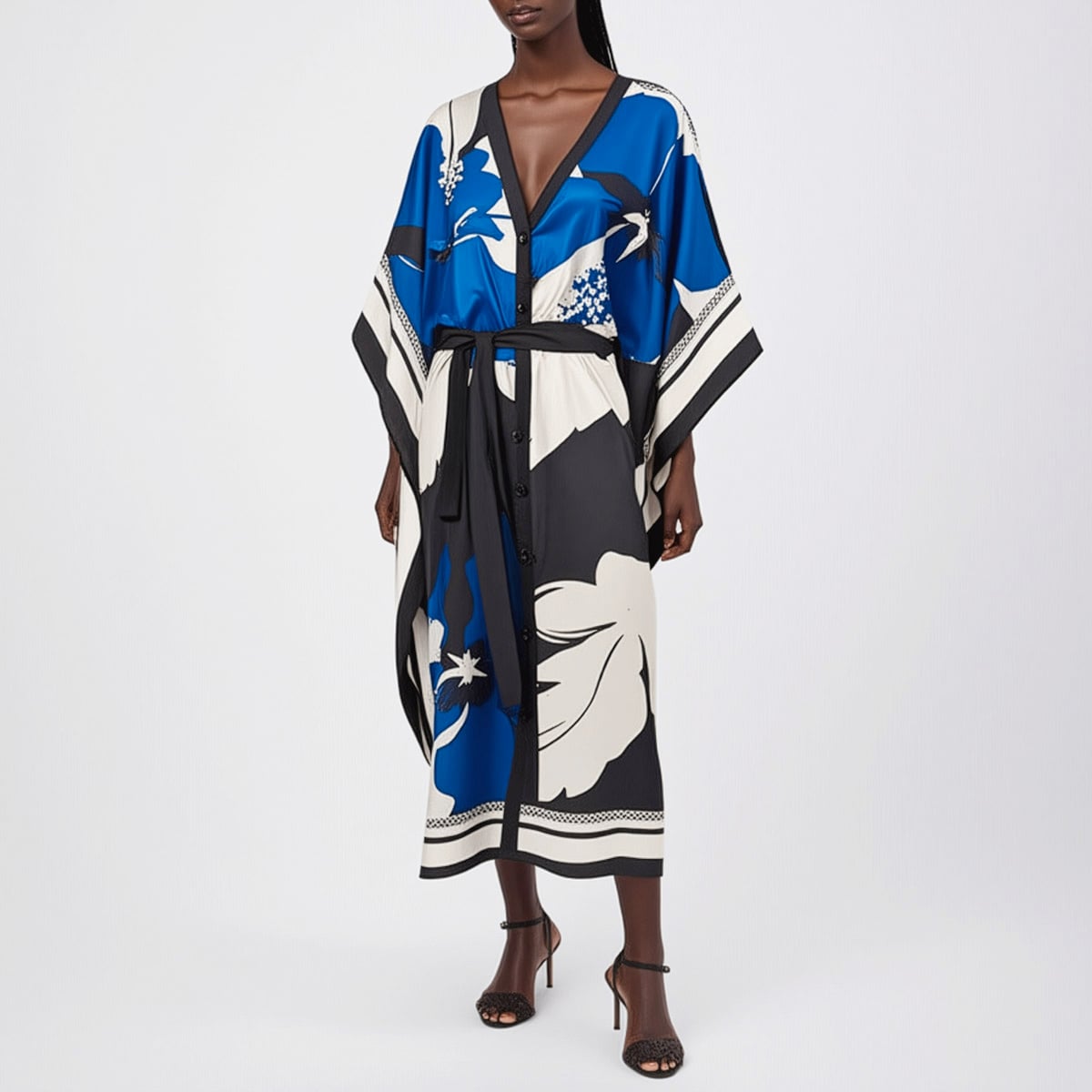 Riviera dress Blue Flower