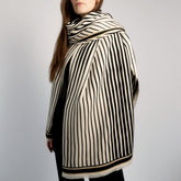 Wool and silk scarf Double Date