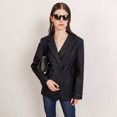 Double Breasted Blazer in Selvedge Denim