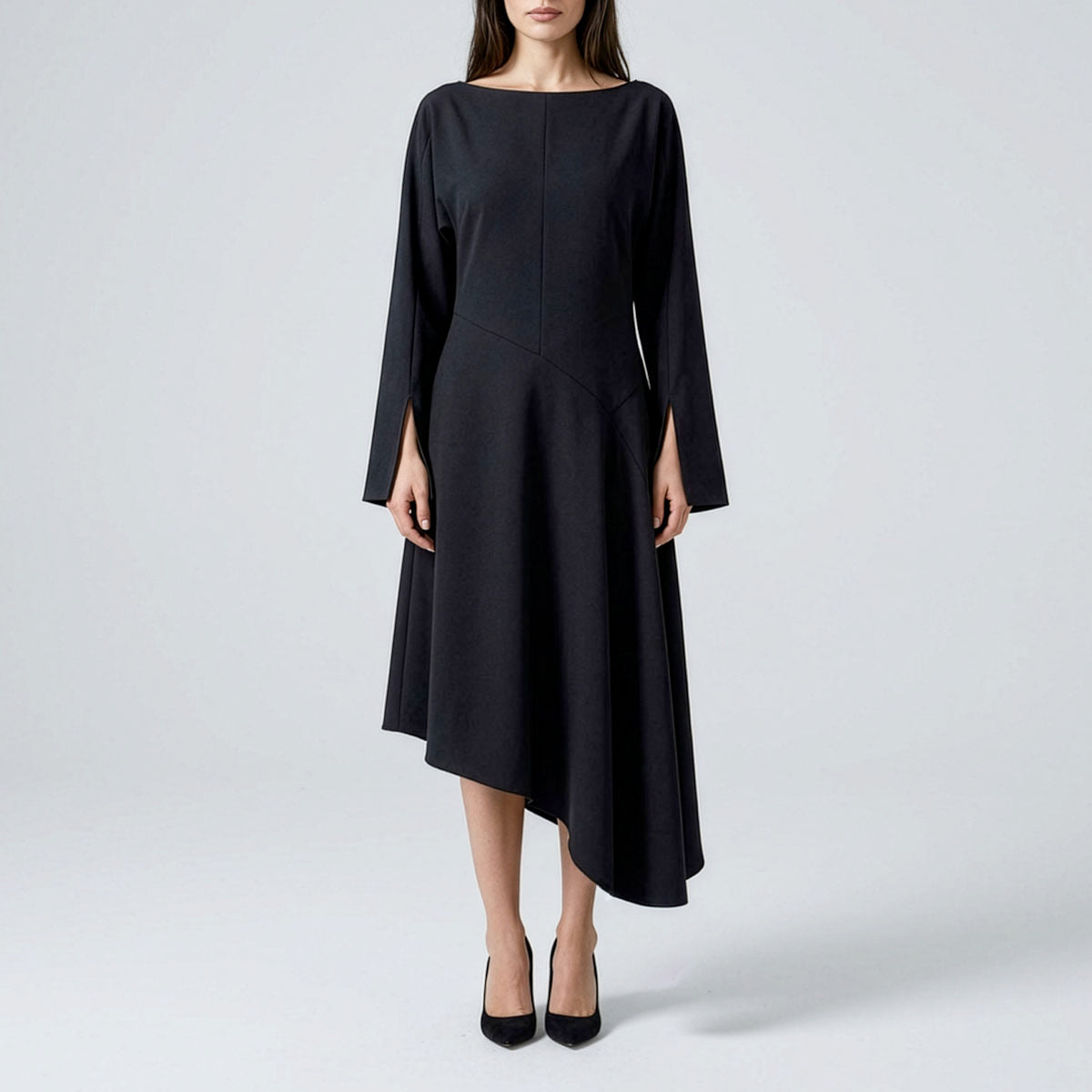 Asymmetric Drape dress