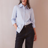 Blue Poplin Essential shirt