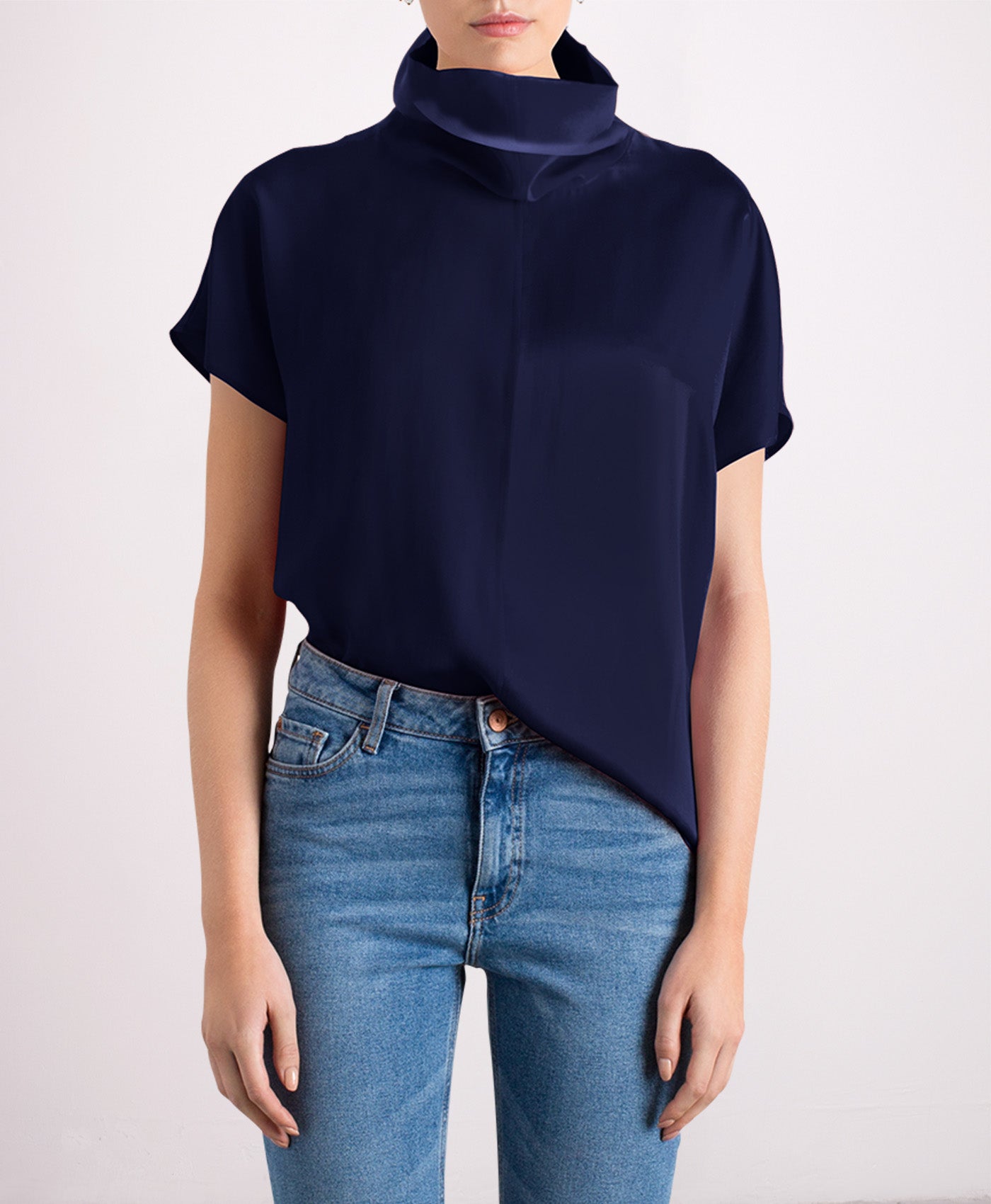 Revolution navy blue top