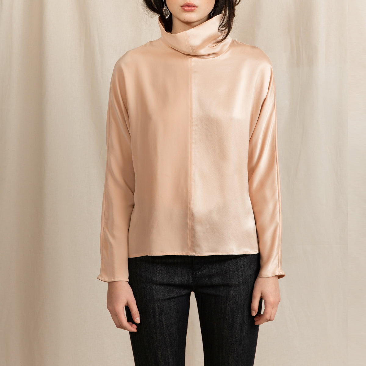 Revolution silk top powder pink LS CN