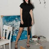 Short Black Sunday Dress SS CN
