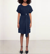 Short Sunday Dress in Navy blue SS RN