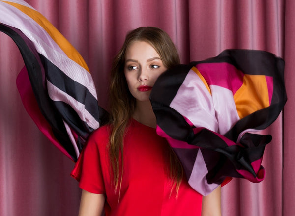 Styling your silk scarf: a step-for-step guide