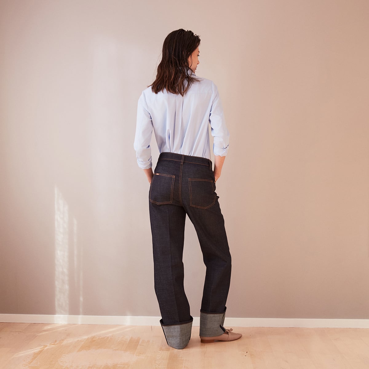 Jazz loose fit jeans with with cuff