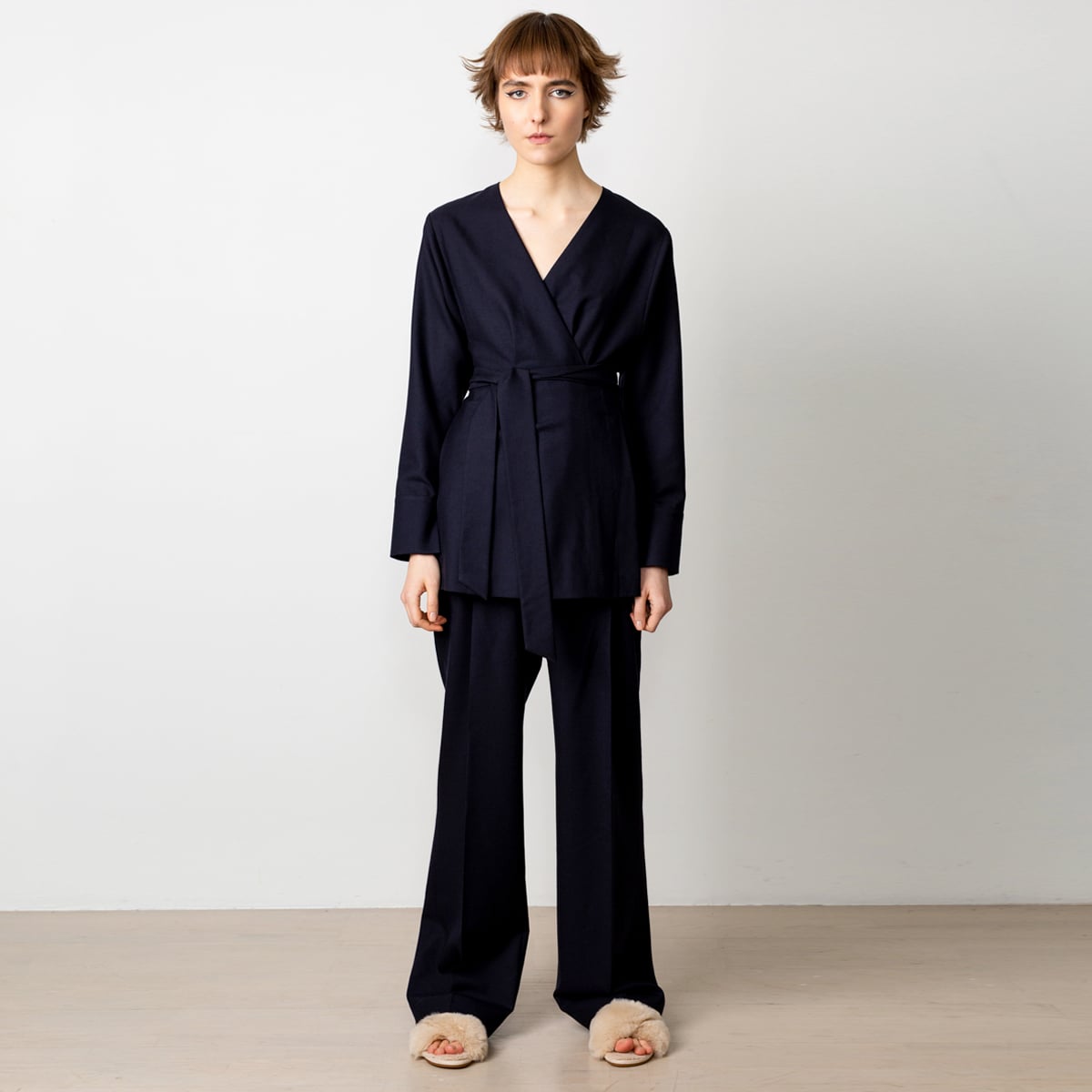 SWIPE trousers navy long