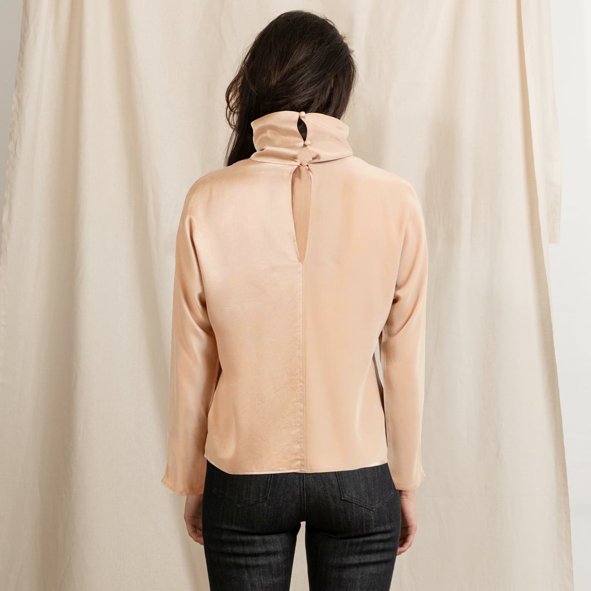 Revolution silk top powder pink LS CN