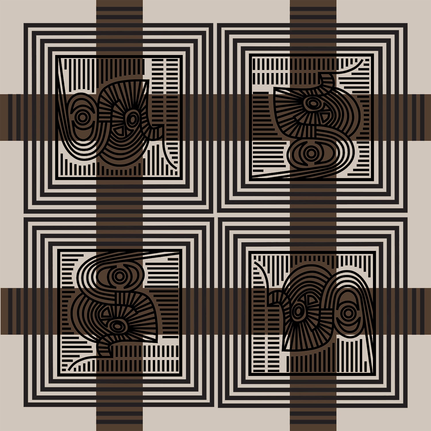 Silk Scarf Bellmissima Signature