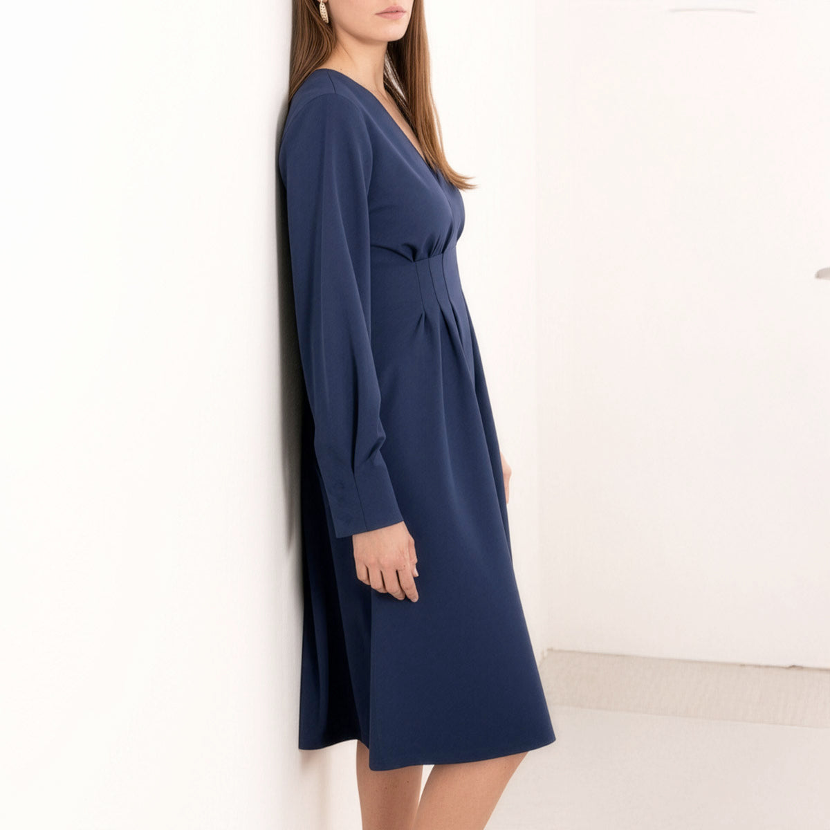 Birgitte Jersey Dress Midnight Blue