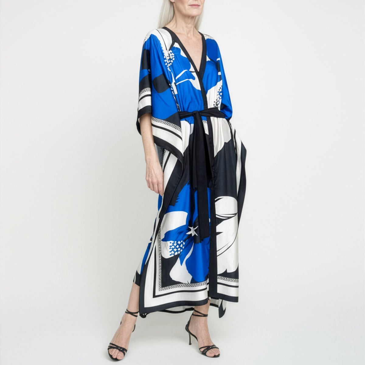 Riviera dress Blue Flower