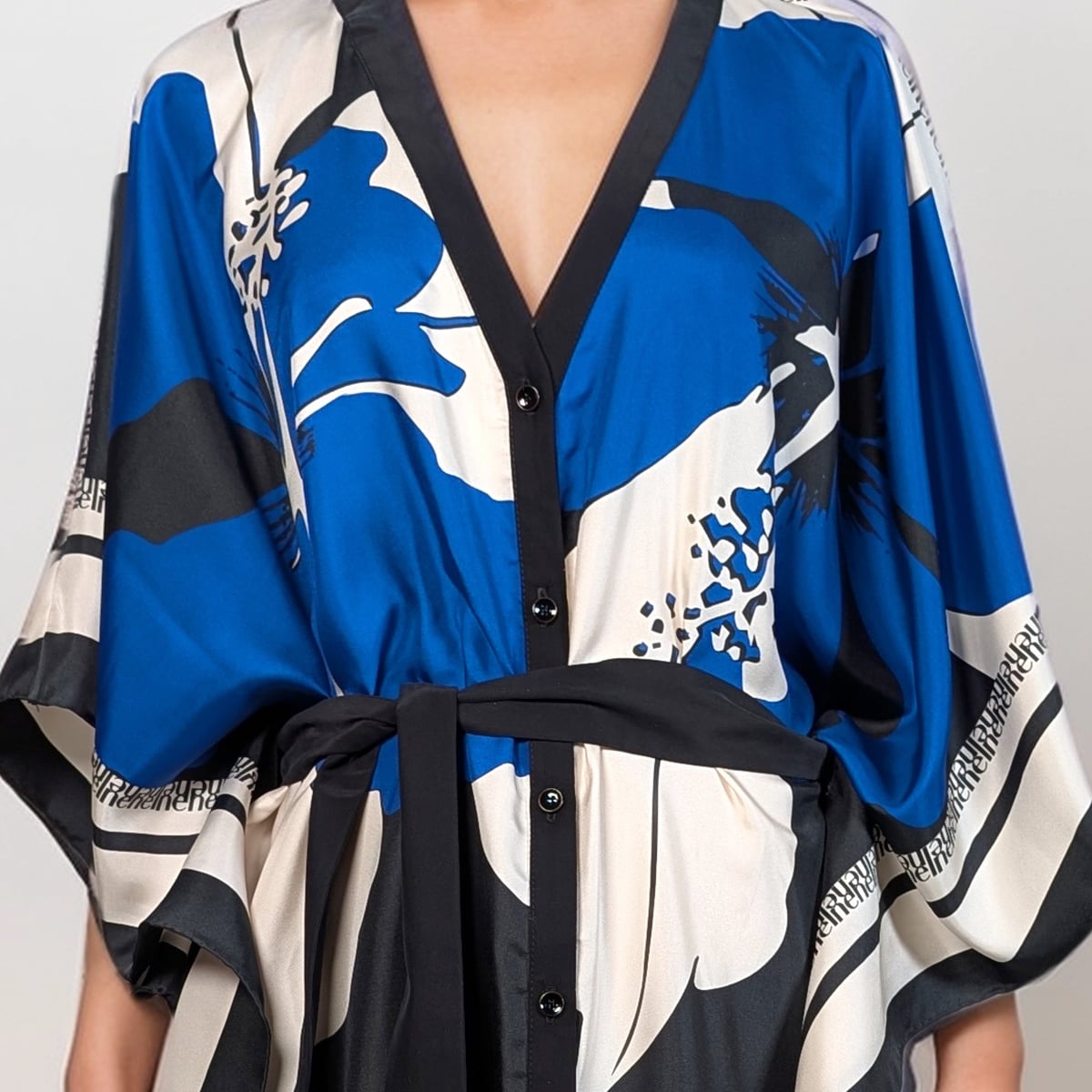 Riviera dress Blue Flower