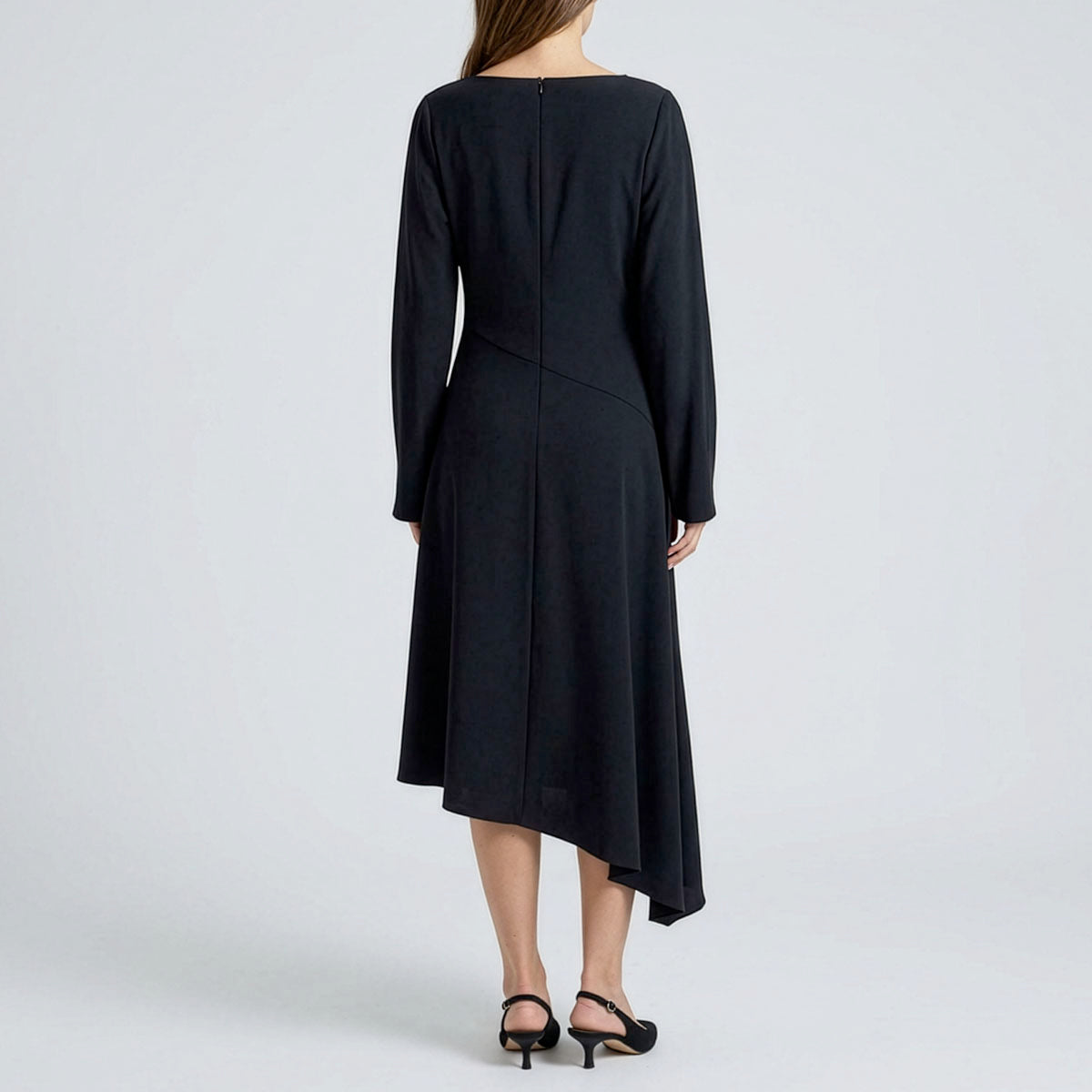 Asymmetric Drape dress