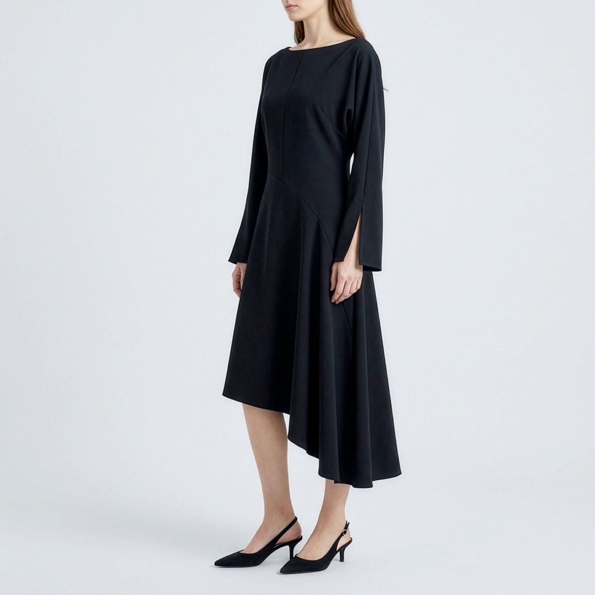 Asymmetric Drape dress