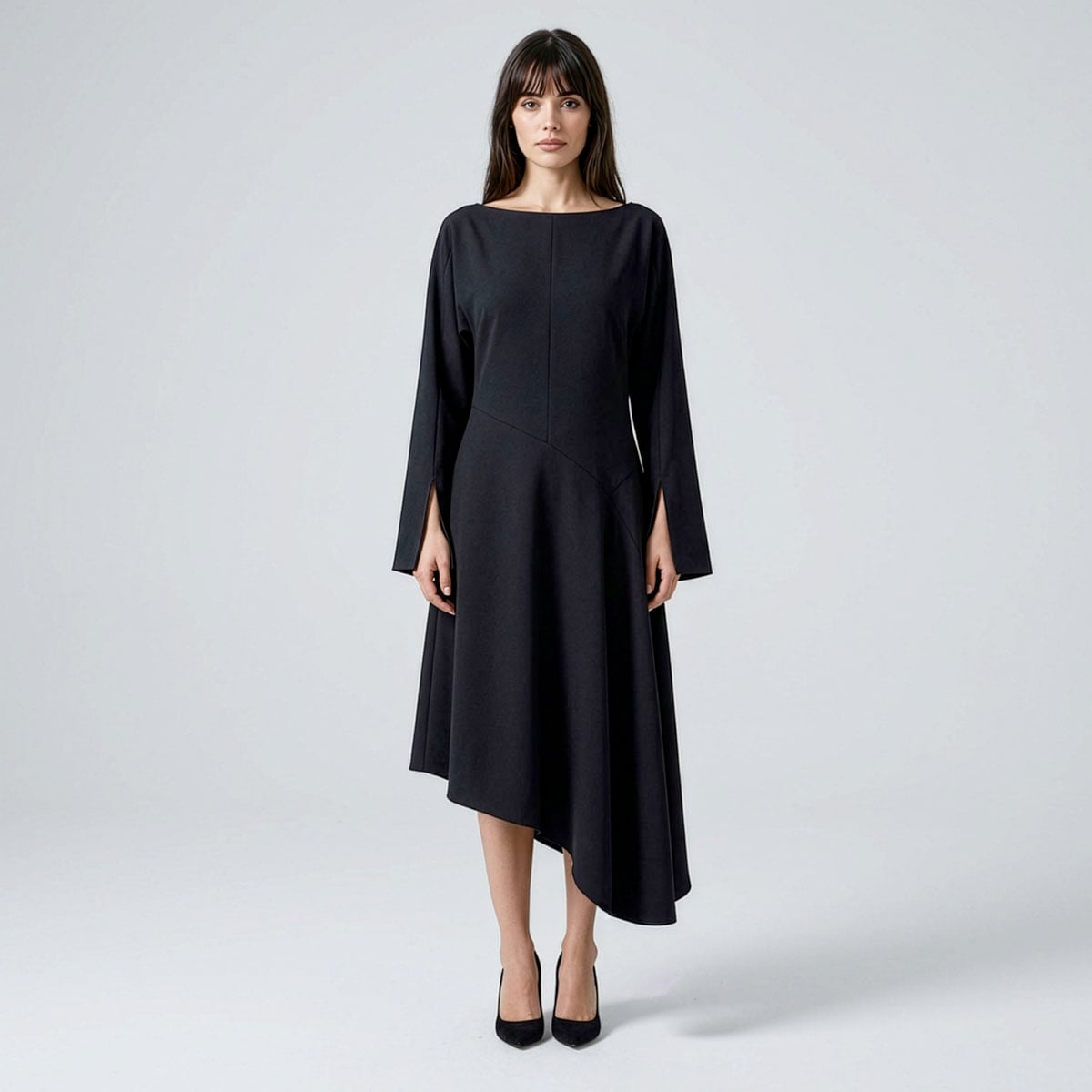 Asymmetric Drape dress