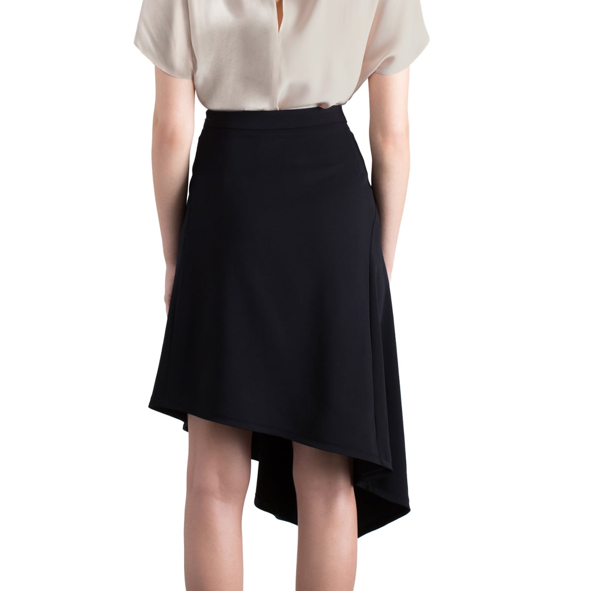 Essence asymmetrical skirt black