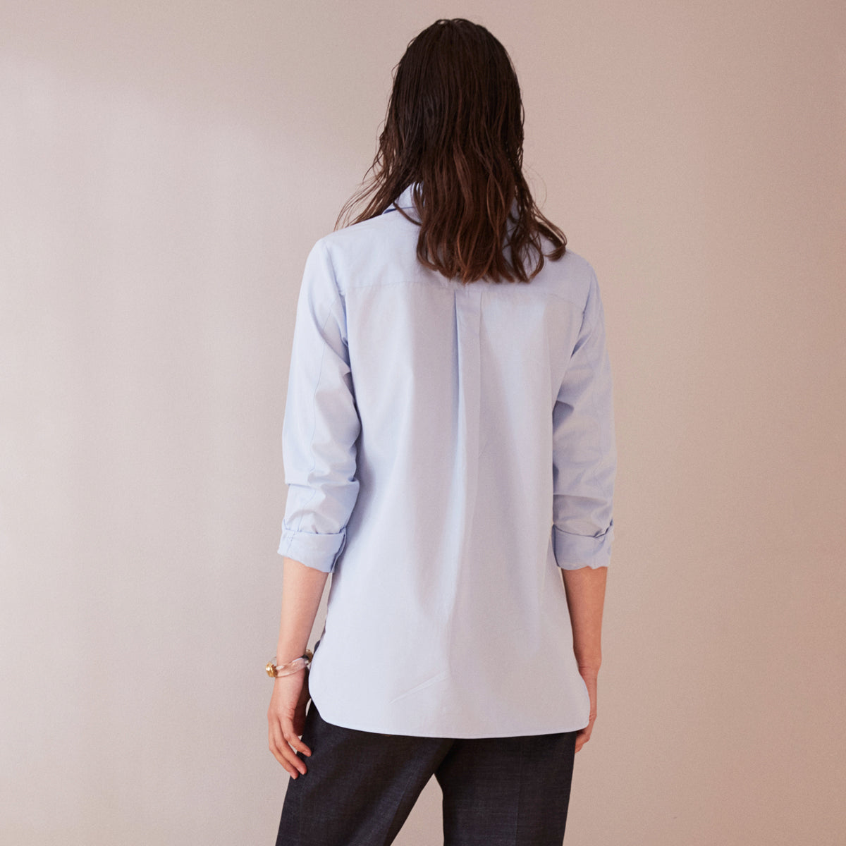 Blue Poplin Essential shirt