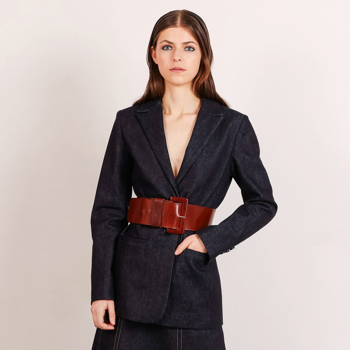 Selvedge denim blazer Grace