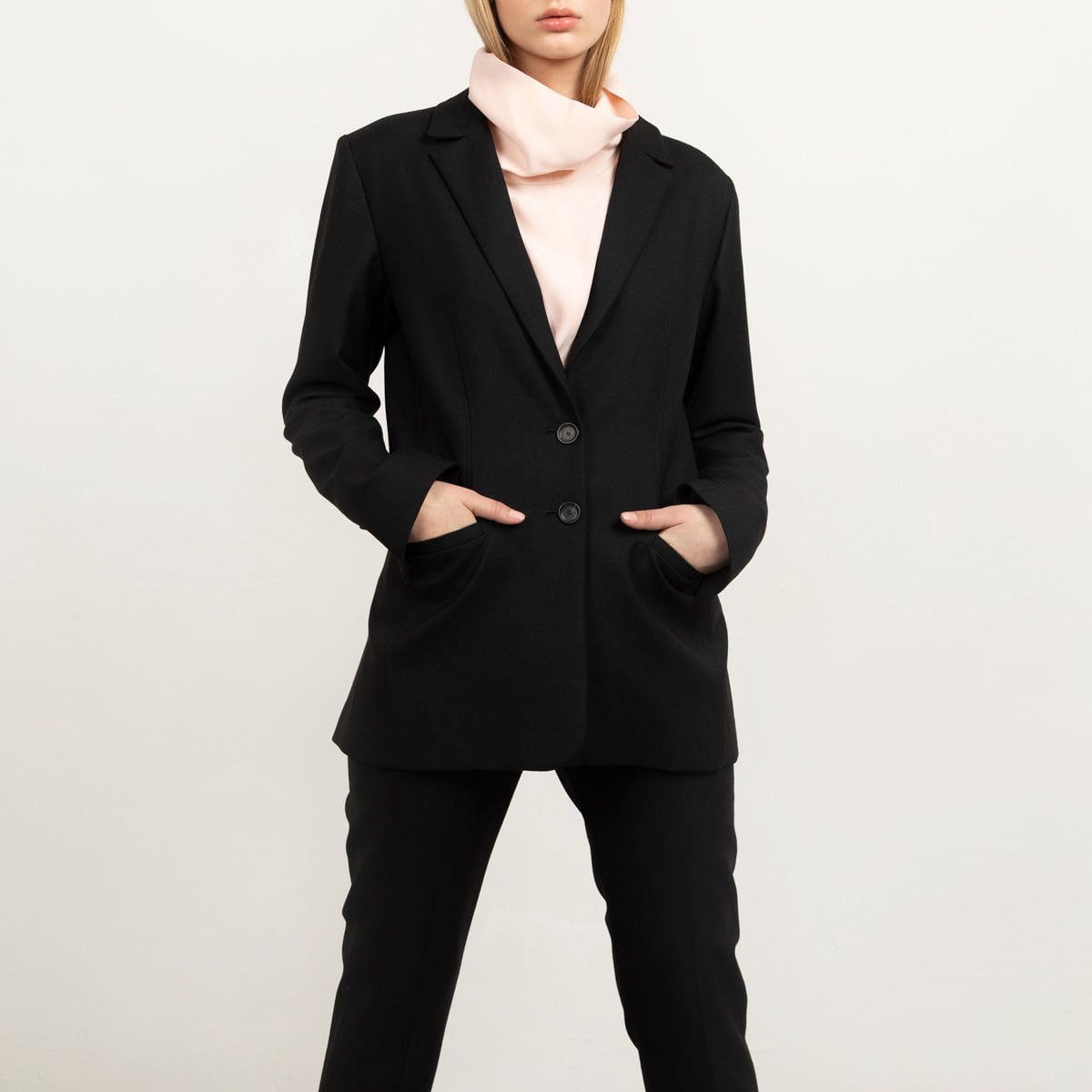 Grace wool blazer black