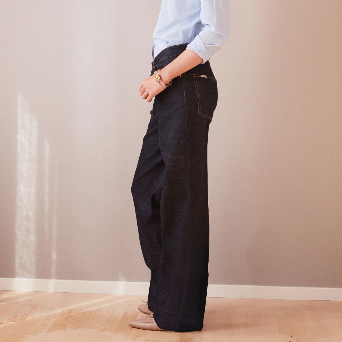 Loose fit jeans Jazz with wide legs