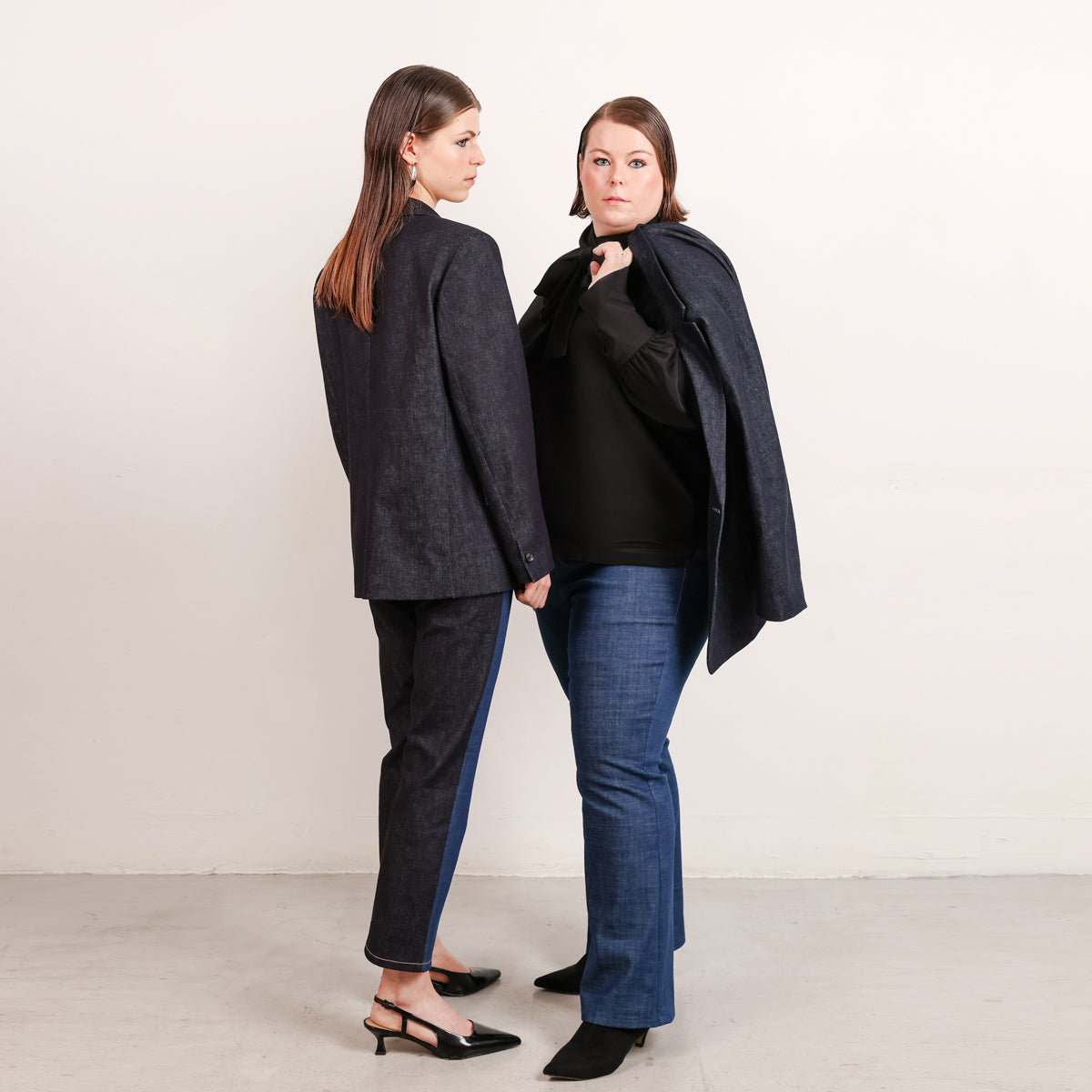 Double Breasted Blazer in Selvedge Denim