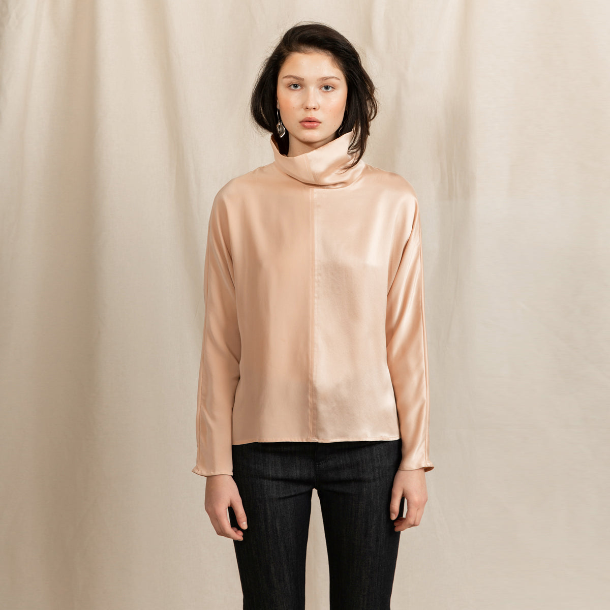 Revolution silk top powder pink LS CN