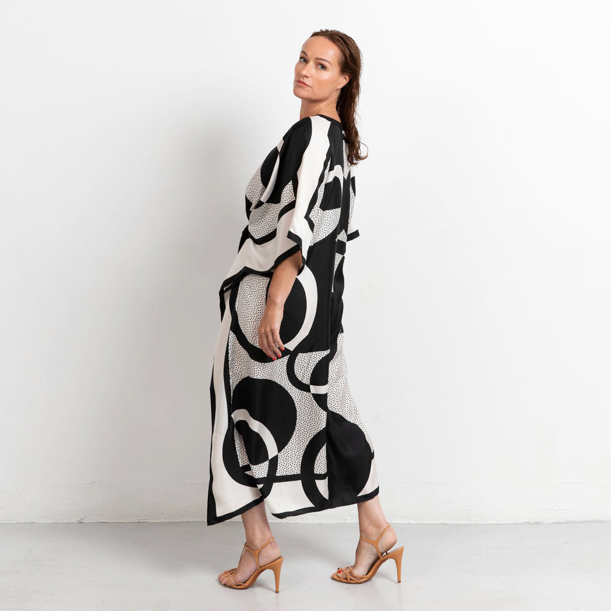 Long Riviera scarf print