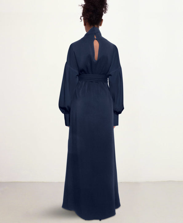 Long Sunday Dress in Navy blue LPS CN