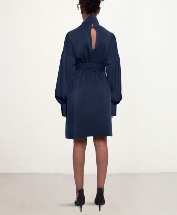 Short Sunday Dress in Navy blue LPS CN