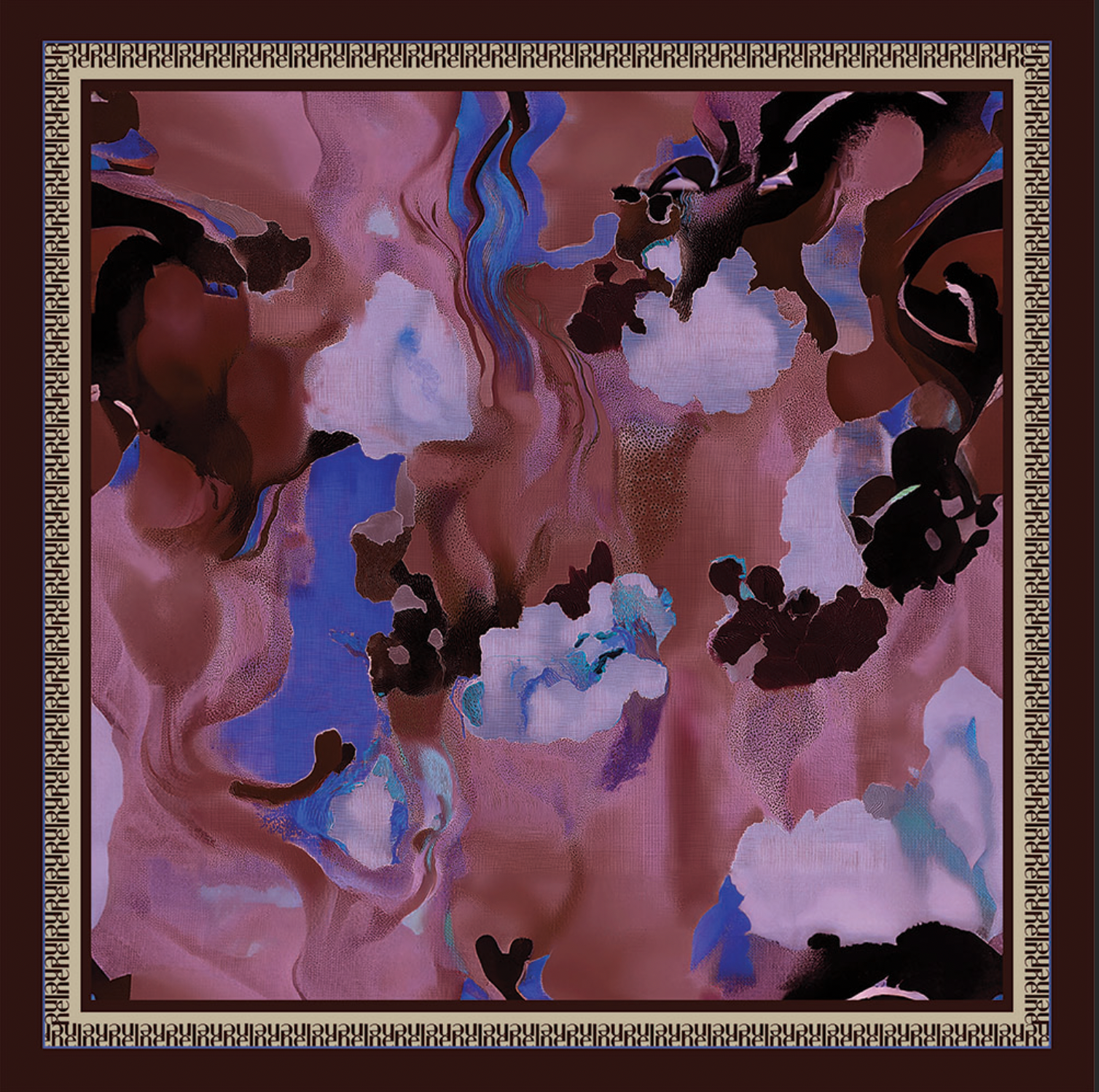 Bourgogne silk scarf