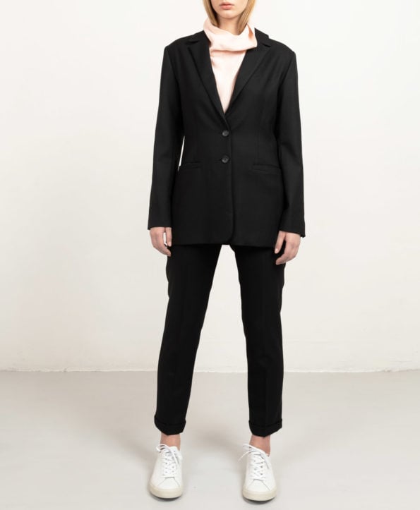Grace wool blazer black