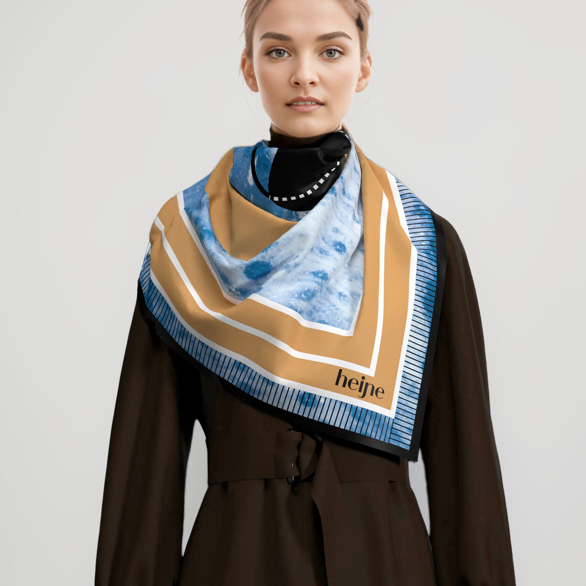 Silk twill scarf Summer