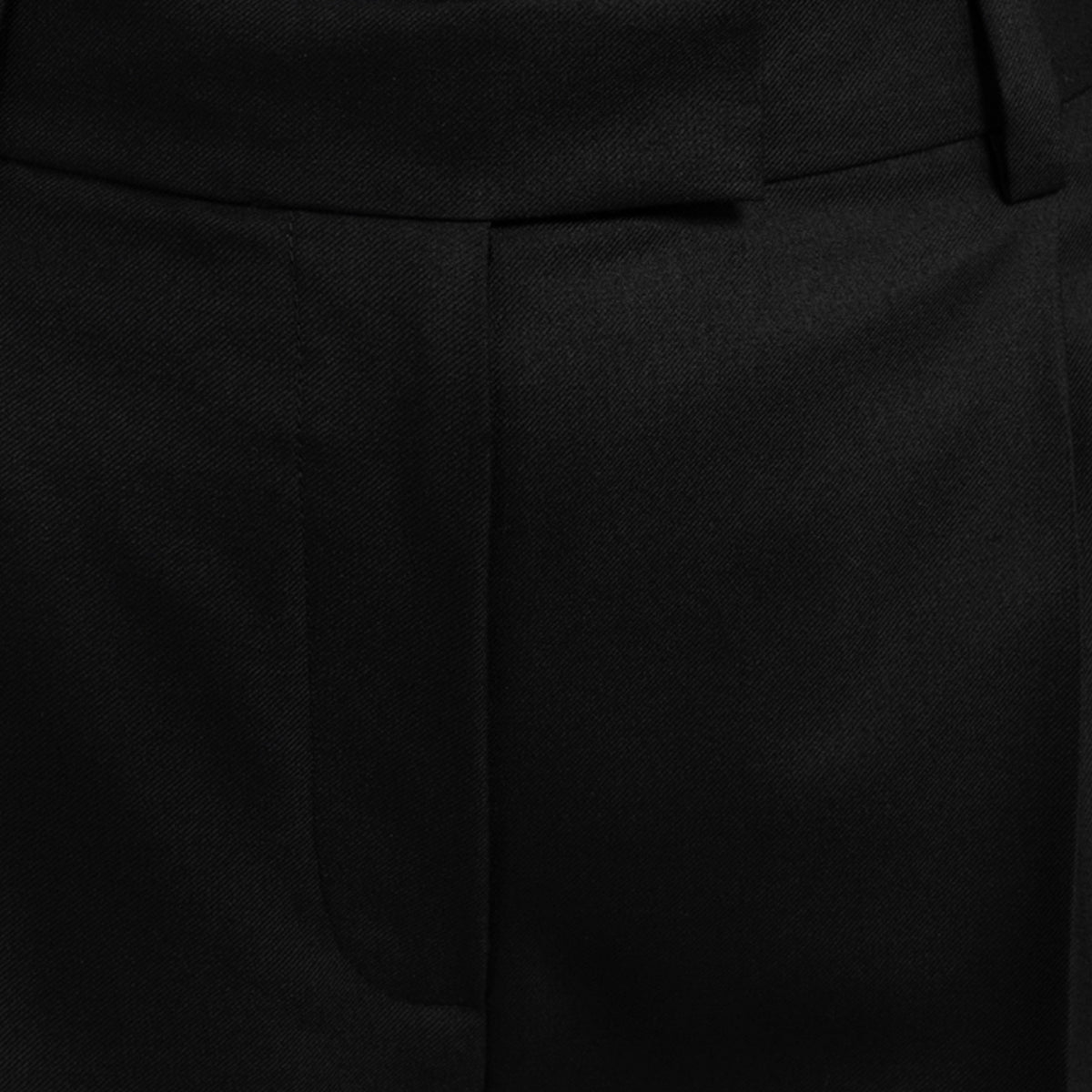 Swipe wide leg long wool pants