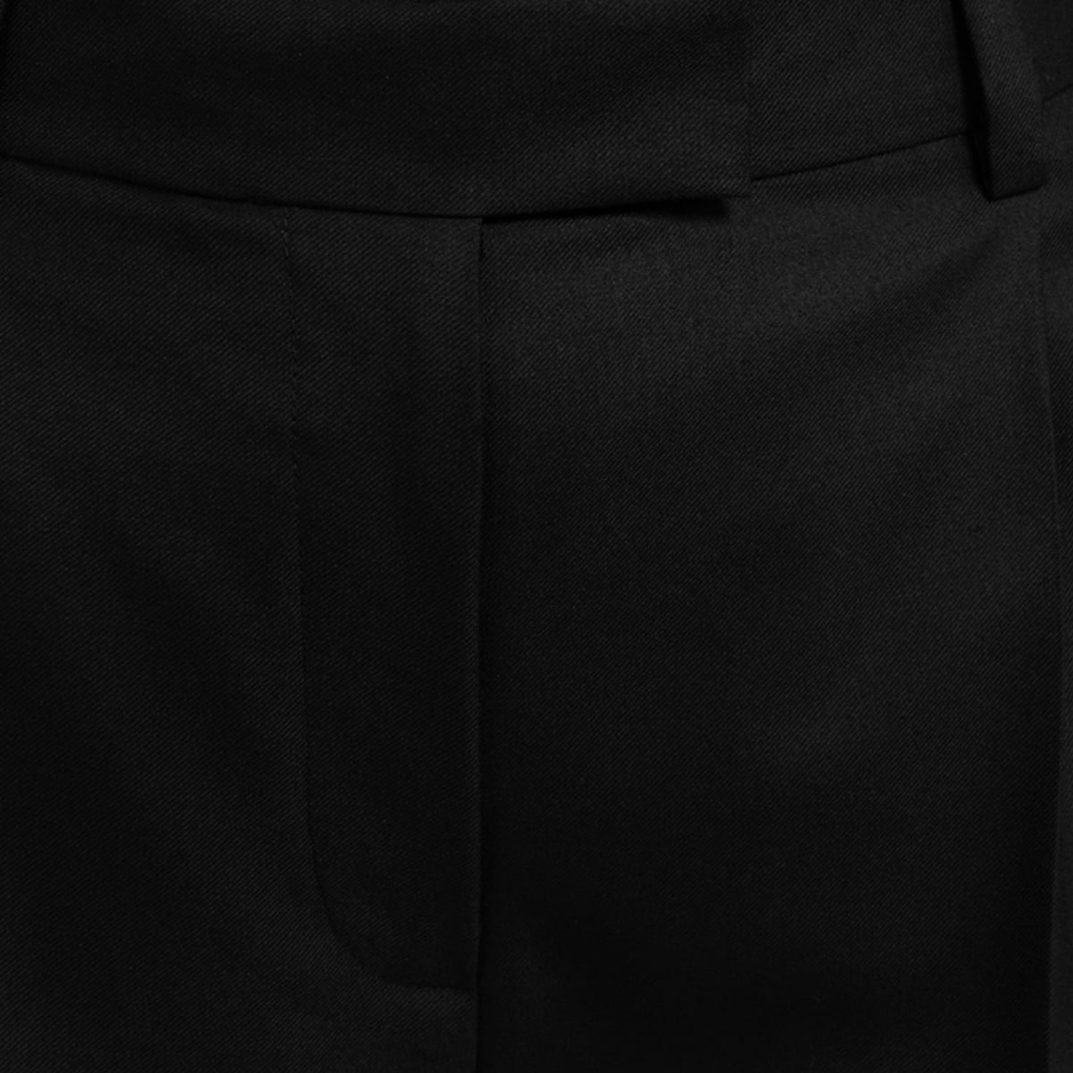 Swipe wide leg cropped wool pants