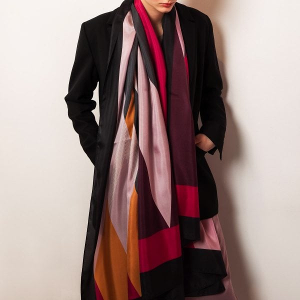 Silk scarf papilot