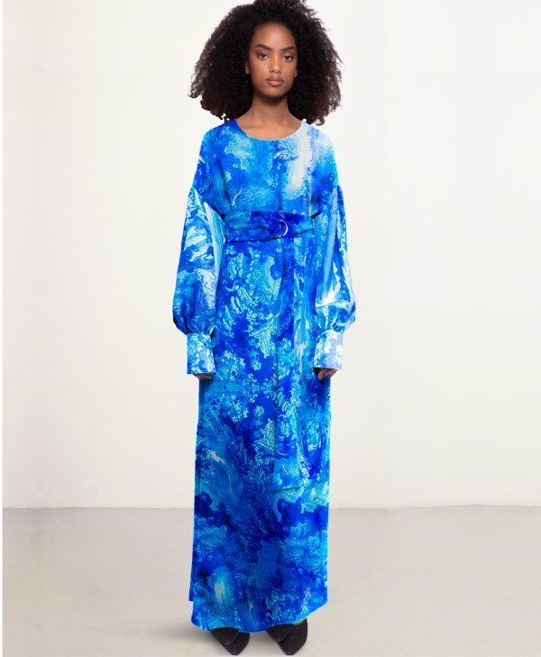 custom-fit dress blue