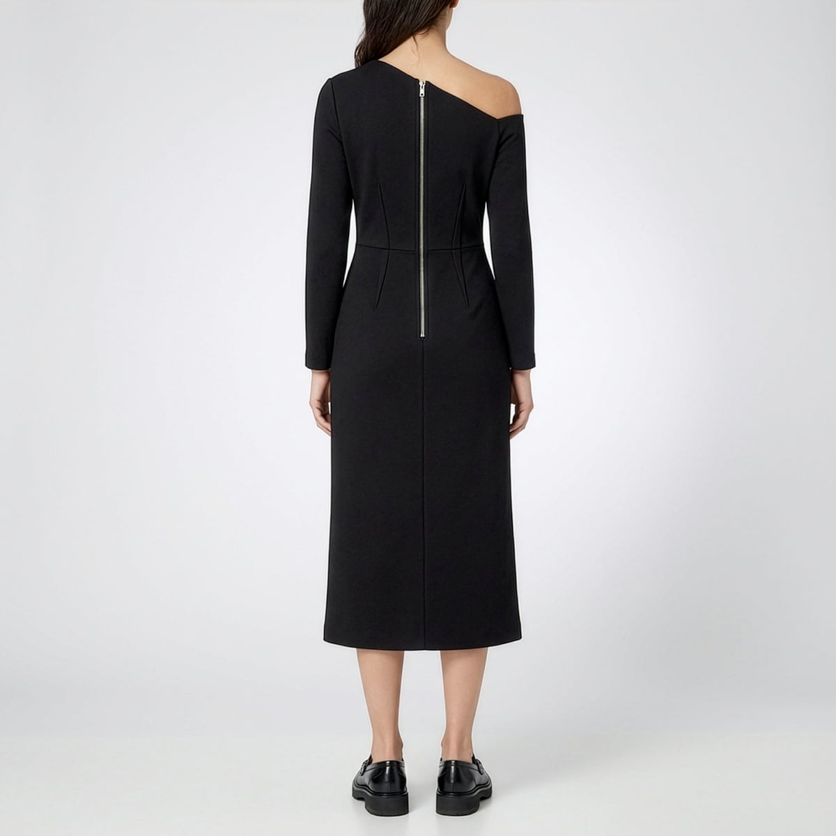 Claire one SHoulder midi back